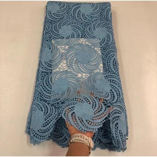 High Quality African Cord Lace Fabric, Chemical Lace Water-soluble Guipure Lace Wedding Dress Fabric R40051