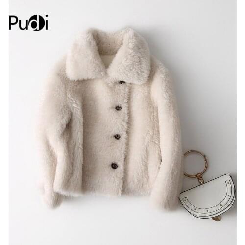 Aorice A17832 Womens Real Wool Long Coat Jacket Over Size Parka Winter Warm Coat Lady