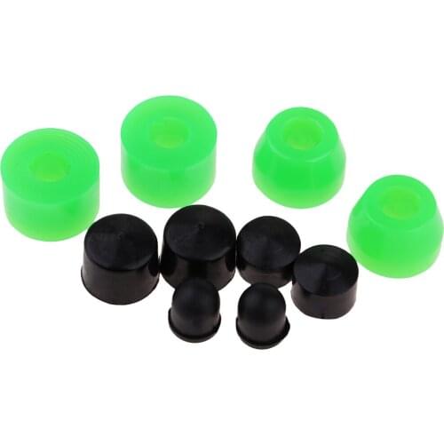 10pcs Skateboards Standard Truck Bushings Set Cylinder Cushions & Pivot Cups