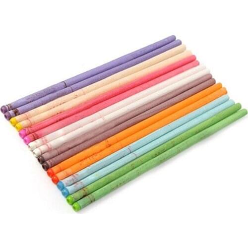 10PCS Ear Candle Pure Bee Wax Thermo Auricular Therapy Straight Natural Indiana Fragrance Candling Cylinder For Ear Care