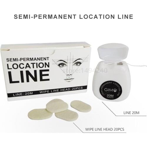 20m Brows Mapping Strings NO Pre-Ink Microblading eyebrows Positioning Tools PMU accessories each box Contains 65 ft of string
