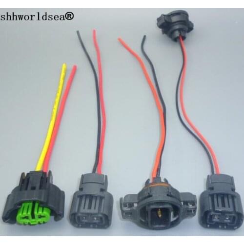 Shhworldsea 1PCS h16 5202 h9 Fog headLight Holder Plug Car PSX24W Bulbs female Connector adapters Wiring Harness socket