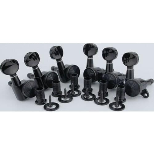 Black Guitar Machine Heads Tuners Locking String Tuning Key Pegs Tuners for LP, SG, ST,TL Electric Guitars