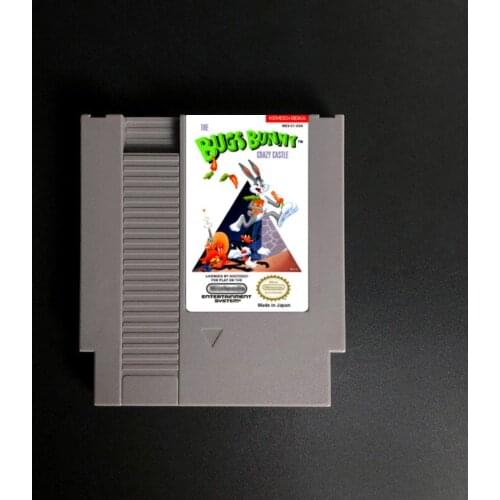 The Bugs Bunny Crazy Castle - 72 pins 8bit Game Cartridge