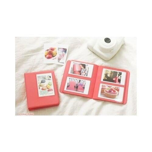 64Pockets Mini Instant Polaroid Photo Album Picture Case for Fujifilm Instax Mini Film instax mini Polaroid album