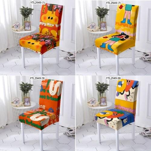 Cartoon anime Computer armchair Folding chair Chairs Covers chairs Gamer chair Chair cover dinning chair office chair cover home