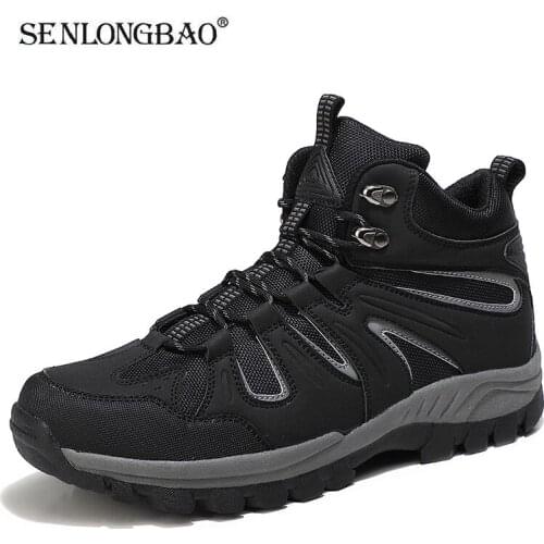 New Autumn Winter Military Boots Outdoor Men Hiking Boots Outdoor Waterproof Men Desert Boots Combat Ankle Boots Men Work Boots