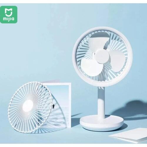 XIAOMI SOLOVE Desktop Fan Desktop Mini Fan Portable Standing Fans Type-C USB Rechargeable 4000mAh air Conditioner Table Air Fans