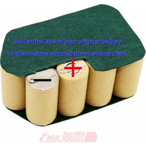 Ni-MH Sub C SC 14.4V 1600 2200 3000mAH Rechargeable Battery DIY for Electronic Drill Metabo AIR COOLED 23430P12SN P92