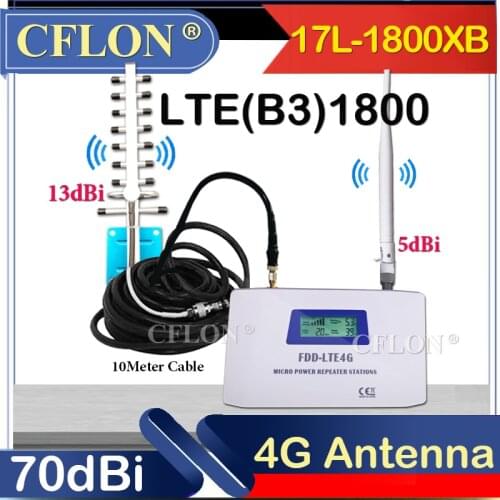 New!! 4G Amplifier 1800Mhz CellPhone Cellular Booster LTE DCS B3 1800Mhz GSM Repeater 2G4G Cellular Amplifier 4G Signal Repeater