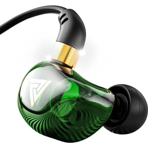 QKZ SK9 Wired Earphones 3.5mm In Ear Heavy Bass Headset With Mic Sports Running Earbuds for Universal Phone MP3 Wire Control