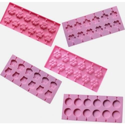 Various Sugar Soft Silicone Mold Dropper Grids Gummy Cute Animal Fondant Chocolate Candy Mould DIY Cake Baking Decorating Tools