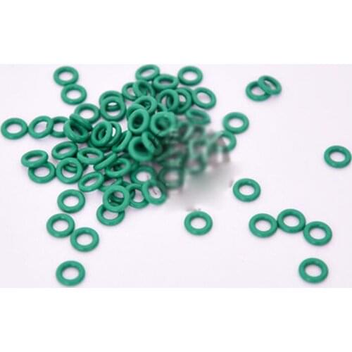FKM Seal Fluorine Rubber 2.0mm Thick O-Ring 11.5-20mm OD Sealing Rings