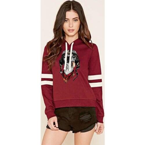 2021 New Spring Autumn Female Casual Tees Y2K harajuku Loose Hoodie Women Long Sleeve Striped Top Sweatshirt