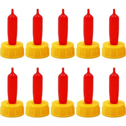 10Pcs Milk Drink Nipple Silicone Pacifier for Teat Feed Lamb Sheep Pup Dog Foal Calf Easy Screw on Sprite Coke Bottle