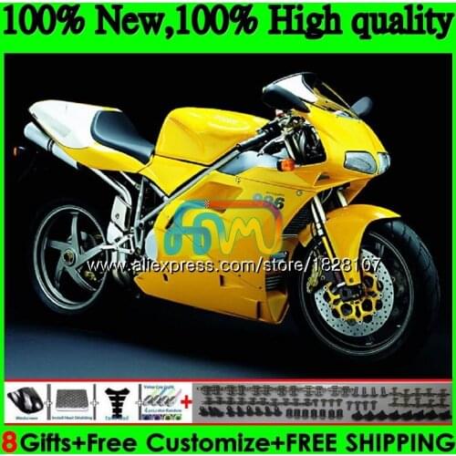 748 853 For DUCATI 916 996 94 95 96 97 98 99 02 71BS.27 998 S R 1994 1995 1996 1997 1998 1999 00 2001 Yellow white 2002 Fairing
