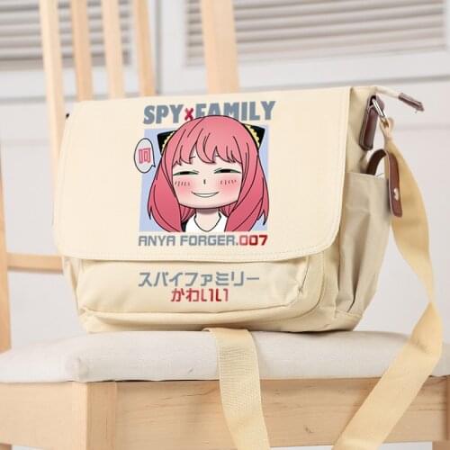 Anime SPY X FAMILY Cosplay Cartoon Messenger Crossbody Unisex Students School Shoulder Bags Fashion Bookbag Outdoor Daily Gifts