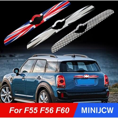 Union Jack Rear Tail Trunk Lid Molding Trim Cover Case Sticker Modified Exter Decoration For Mini Cooper F55 F56 F60 Countryman
