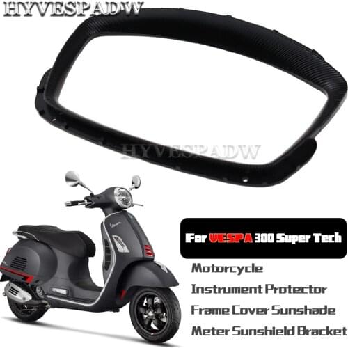 GTS Motorcycle LCD Speedometer Cover Digital Dashboard Rim CNC Aluminum Accessories for Piaggio Vespa GTS 250 300 2013-2020