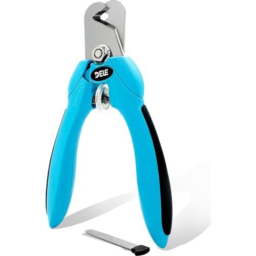 DELE Dog Nail Clippers And Trimmers - Razor Sharp Blades - For Safe - Sturdy Non Slip Handles - Free Nail File, Adjustable blade