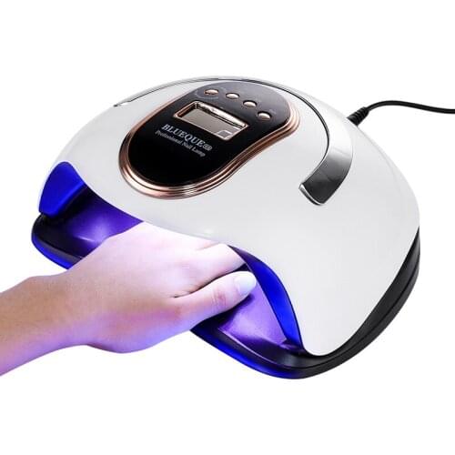 UV LED Nail Lamp 168W/120W Gel Nail Dryer Professional Curing Lamp For Drying Nail Automatic Sensor Gel Polish Machine Lamp Led