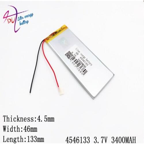 Liter energy battery 4546133 tablet battery 4545135 3.7V 3400mAh Tablet For GPS DVD DVR Power bank Tablet PC