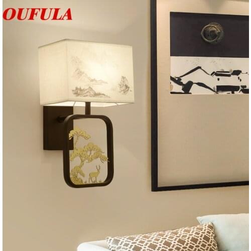 OUFULA Indoor Wall Lamps Fixture Modern LED Sconce Contemporary Creative Decorative For Home Foyer Corridor Bedroom