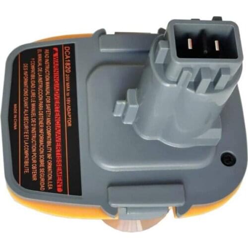 New 20V li-ion To 18V NI-CD NI-MH Battery Adapter for Dewalt with USB port