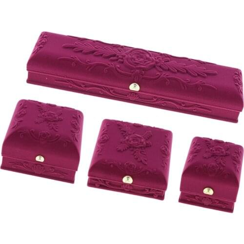 Luxury Jewelry Display Earring Necklace Pendant Box Jewelry Storage Gift Box