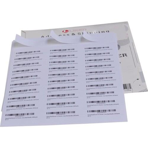 30-UP 32 sheets of self-adhesive shipping labels for 1" X 2-5/8" laser inkjet printers, USPS mailing SKU labels (960 labels)