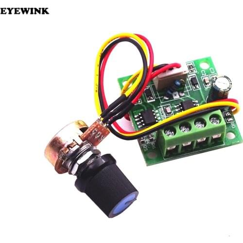 PWM Motor Speed Controller Automatic DC Motor Regulator Control Module Low Voltage DC 1.8V to 15V 2A