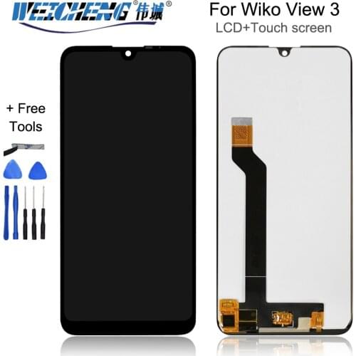 6.26'' For Wiko View 3 LCD Display and Touch Screen Assembly complete LCD Screen for Wiko View 3 Screen Glass Panel+Tools