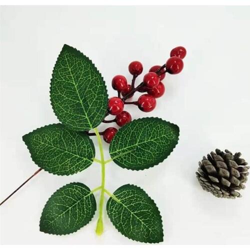 50PCS Artificial Leaf Realistic Simulated Rose Leaves Fake Leaf for Home Wedding decorative wreaths diy gifts box fake Leaves