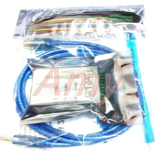 USB to CAN bus adapter, intelligent 2 way CAN interface card, USBCAN-2A compatible ZLG