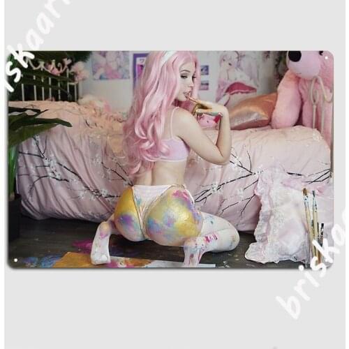 Belle Delphine Onlyfans Exclusive Art Metal Sign Club Bar Club Party Customize Poster Tin sign Posters