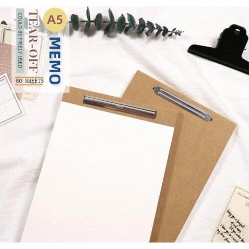 MyPretties 80 Sheets Tear-off Grid Memo Pad office school desk planner DIY note pad Paper A5 Notebook agenda planer Stationery