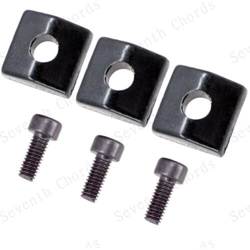 3Pcs/lot Black Electric Guitar Locking Nut Blocks For Tremolo Bridge guitar accessories parts Musical instrument