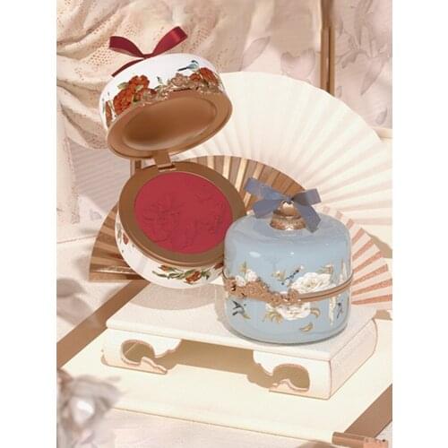 Cy Flower Knows Flower God Blush Rouge Lifting Vitality Light and Transparent Easy to Smudges Soft Milk Tea Color Free Shipping