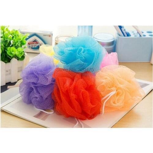By dhl or ems 1000 pcs New Loofah Flower Bath Ball Bath Tubs Cool Ball Bath Towel Scrubber Body Cleaning Shower Wash Sponge