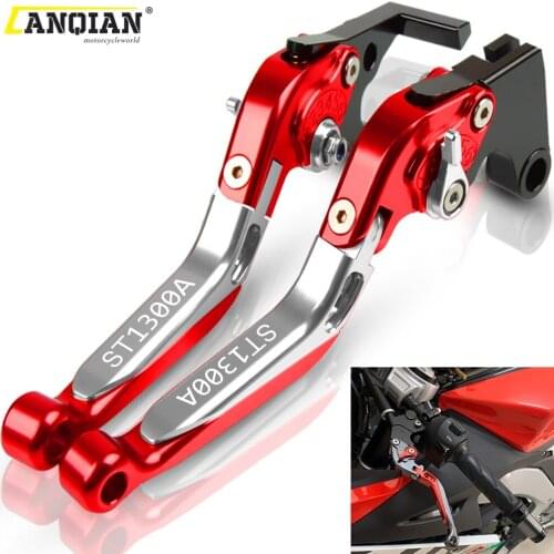 For HONDA ST1300 ST1300A 2003 2004 2005 2006 2007 Motorcycle Accessories Adjustable Foldable Handle Levers Brake Clutch Lever