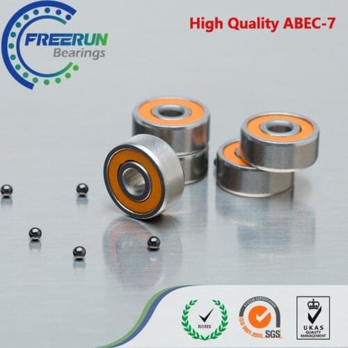 5PCS 5X11X4mm SMR115 2OS CB ABEC7 LD 5x11x4 SMR115 2RS Stainless steel hybrid ceramic carretel de pesca rolamento