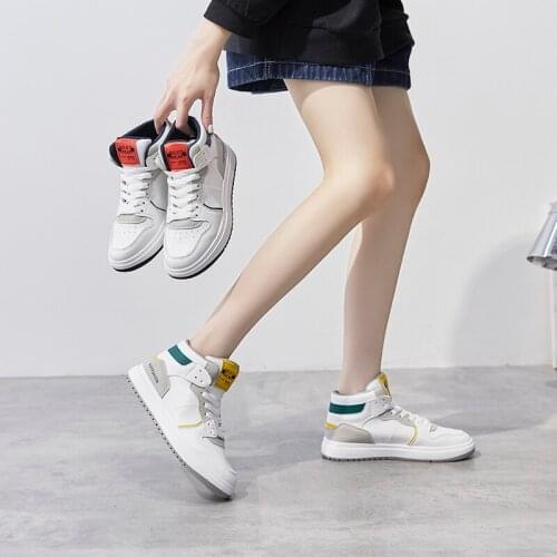 Classic womens casual shoes high-top skateboard shoes flat shoes womens vulcanized shoes womens winter sports shoes