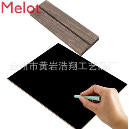 Creative Double-Sided Small Blackboard Decoration Home Decoration Hotel Bar Writing Board Christmas Blackboard Wooden Craftwork