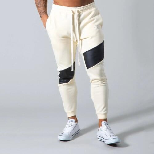 2021 autumn new muscle running fitness cotton LYFT trousers casual sports pants mens
