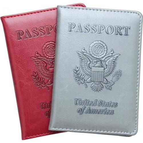 Travel Passport Cover Protective Embossing Card Case Women Men Credit Card Holder Travel ID&Document Passport Holder Protector