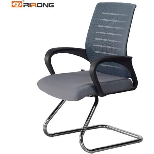 Coloful Mesh Blue Steel Fabric Chairs Office Home Conference Meeting Room Computer Visitor Chair With Armrest
