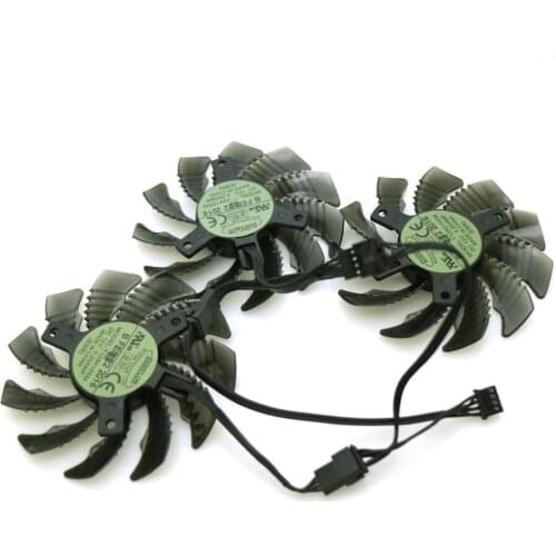 T128010SM DC12V 0.20AMP 75mm 4Pin VGA Fan For Gigabyte GTX1080Ti N1080WF3OC-8GD GTX1080 Graphics Card Cooling Fan