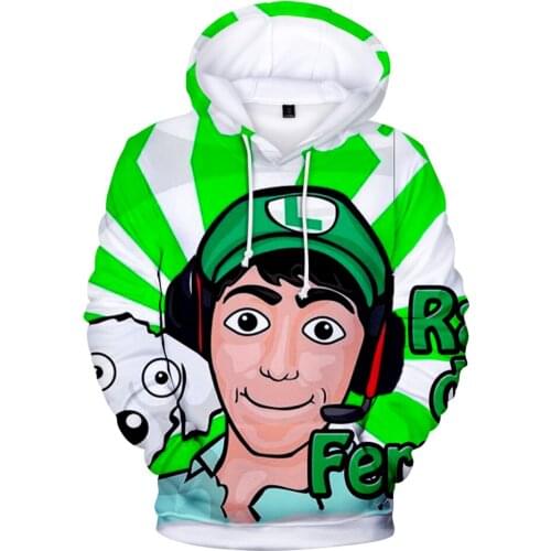 Fernanfloo Hoodies 3D Women/Men Fashion Autumn Winter Sweatshirts 3D Hooded Sweatshirt Mens Streetwear Fernanfloo Hoodie