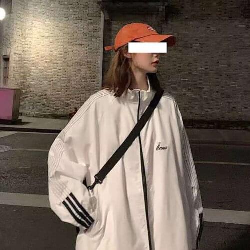 Womens Baseball Clothes 2021 New Korean Loose Submachine Clothes Spring And Autumn Female Sportswear Harajuku Style Casual Coat