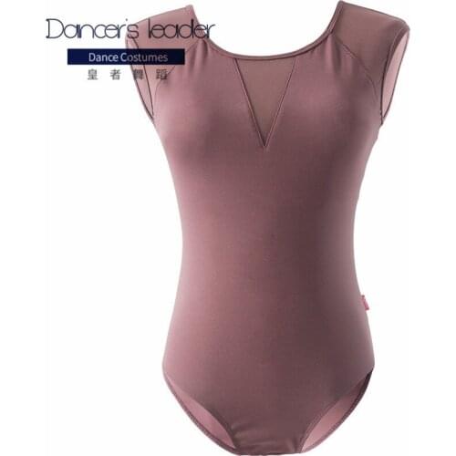 Ballerina Women Ballet Leotards V-neck Ballet Bodysuit Vest Sleeveless Dance Leotard Adult Gymnastics Pole Dancewear Swimwear